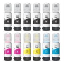 12 Refil De Tinta Para Uso Impressoras T/544 L3110 L3250 L3150. 12 Refil De Tinta Para Uso Impressoras T/544 L3110 L3250 L3150.