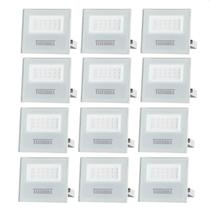12 Refletores Taschibra Led Tr Slim 20w Luz Verde Branco Autovolt 12 Refletores Taschibra Led Tr Slim 20w Luz Verde Branco Autovolt