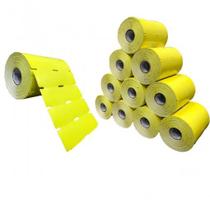 12 Rolos Etiqueta de Gôndola 105x30 Universal Rolo c/ 45m 1500 Etiquetas p/ Zebra Argox Elgin Datamax ENVIO EM 24H