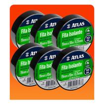 12 Rolos Fita Isolante 5 metros Preta 12 Rolos Fita Isolante 5 metros Preta