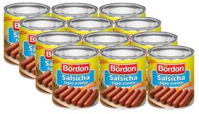 12 Salsicha Bordon Tipo Viena Lata 180g Liquido 300g