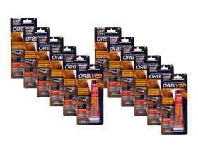 12 SILICONES COLA VERMELHO ALTA TEMPERATURA ORBIVED 50g