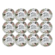 12 Sousplat Redondo Polipropileno Feliz Natal 33Cm Rafimex 12 Sousplat Redondo Polipropileno Feliz Natal 33Cm Rafimex