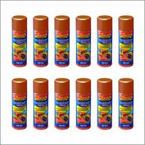 12 Spray Borracha Líquida Multiuso Impermeabilizante Vedação Terracota Marrom 12 Spray Borracha Líquida Multiuso Impermeabilizante Vedação Terracota Marrom