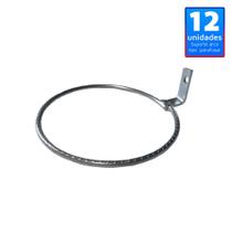12 Suporte Arco 12cm Parafusar Fixar Parede Painel, Sem Vaso