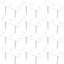 12 SUPORTES 2 ESPETOS ESTACAS CHÃO REFLETOR 12 cjts