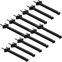 12 SUPORTES REFLETOR BASE RETA BRAÇO 30 cm 12 Cjts