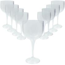 12 Taça de Acrílico Gin Tônica Drink 500ml transparente lisa