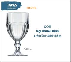 12 Taças Bristol 340Ml - Vinho - Nadir Figueiredo