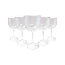 12 Taças De Acrílico Gin 450 ml Cristal Transparente Para Festas e Eventos 12 Taças De Acrílico Gin 450 ml Cristal Transparente Para Festas e Eventos