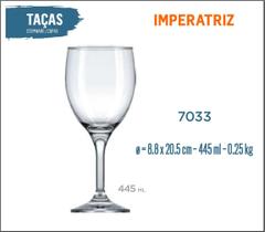 12 Taças Imperatriz 445ml - Vinho Tinto Rosé Branco Água