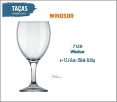 12 Taças Windsor 250Ml - Vinho Tinto Branco Rosé