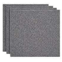 12 Tapetes Carpete Microfibra 60x60 Placa Piso Adesivo