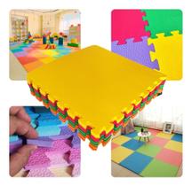 12 Tapetes Emborrachado Piso Infantil, Escola, Brinquedoteca 20mm 2 cm