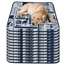 12 Tapetinhos Macios para Dormir Pet Antipulgas 300 Lavagens 70x50 Jornal 3 Camadas Quality 12 Tapetinhos Macios para Dormir Pet Antipulgas 300 Lavagens 70x50 Jornal 3 Camadas Quality