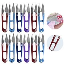 12 Tesoura Arremate Acabamento de Crochê Trico Pic Corte Linha Fio Tecido e Papeis 12 Tesoura Arremate Acabamento de Crochê Trico Pic Corte Linha Fio Tecido e Papeis