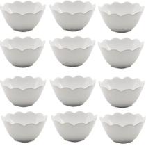 12 Tigela Cumbuca Ondulada em Melamina Açai Salada 720ml 12 Tigela Cumbuca Ondulada em Melamina Açai Salada 720ml