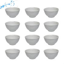 12 Tigela Porcelana 500ml Cumbuca Porcelana Caldo Sopa Açaí - Stillo Decor&Home