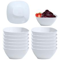 12 Tigelas Bowl 760ml Petisco Sobremesa Quadrada Em Melamina 12 Tigelas Bowl 760ml Petisco Sobremesa Quadrada Em Melamina