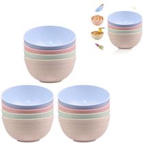 12 Tigelas Bowl de Bambu Ecológico Sobremesa Sorvetes 350ml 12 Tigelas Bowl de Bambu Ecológico Sobremesa Sorvetes 350ml