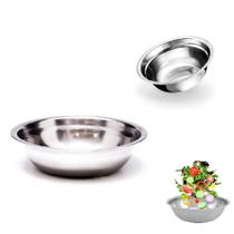 12 Tigelas Bowl em Inox 350ml Pote Sobremesas Pet Cozinha - Chinatown