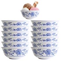 12 Tigelas Bowl em Melamina Pote 830ml Petiscos Sobremesas