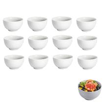 12 Tigelas Bowl Redonda Molheira Branca em Melamina 150ml 12 Tigelas Bowl Redonda Molheira Branca em Melamina 150ml