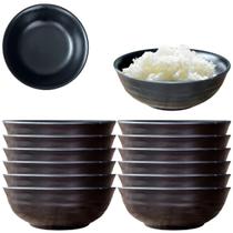 12 Tigelas Japonesa 300ml Bowl Oriental Melamina Sopa Lamen