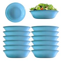 12 Tigelas Saladeira Pote Redondo 1800ml em Melamina 25cm