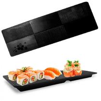 12 Travessas Retangular Malamina Oriental Sushi Sashimi