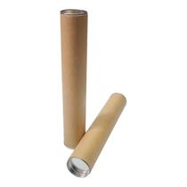 12 Tubo Postal De Papelão 25Cm X 4Cm Tampa Metálica 12 Tubo Postal De Papelão 25Cm X 4Cm Tampa Metálica