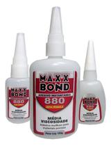 12 Un Cola Adesivo Instantânea Maxx Bond 880 (793) 100gr 12 Un Cola Adesivo Instantânea Maxx Bond 880 (793) 100gr