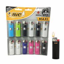 12 Un Isqueiro Bic Maxi Grande Ascende Até 3.000 Vezes