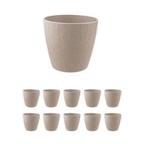 12 un Vaso plantas colmeia decorativo flores G CINZA