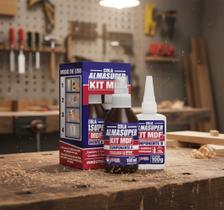 12 Uni Kit Mdf Almasuper Cola Instantânea Primer Catalisador