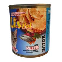 12 UNID - Alimento Completo / Ração Úmida / Patê para Gatos - LISPET - 280G