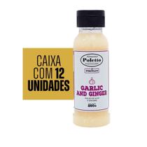 12 UNID - Garlic and Ginger Poletto Gourmet 260g