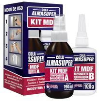 12 Unid kit MDF Acelerador + Cola Instantânea Almasuper 12 Unid kit MDF Acelerador + Cola Instantânea Almasuper