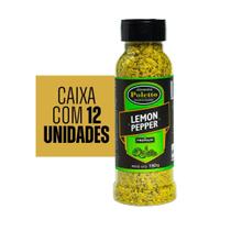 12 UNID - Lemon Pepper Poletto 200g Poletto