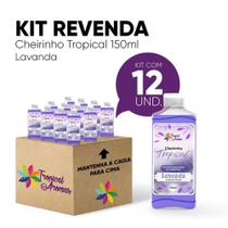 12 unid Limpador Perfumado Concentrado Tropical Aromas 150ml