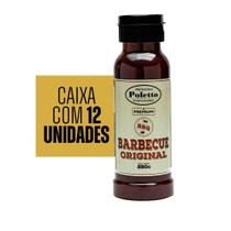 12 UNID - Molho Barbecue Poletto 280g