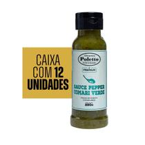12 unid - Molho Premium Sauce Pepper Comari Verde 280g Poletto