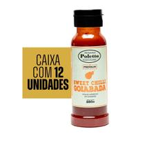 12 UNID - Molho Sweet Chilli Goiabada Poletto Gourmet Agridoce 280g