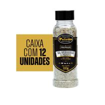 12 UNID.- Sal De Parrilla e Pimenta para churrasco 250g Poletto