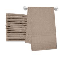 12 Unid. Toalha de Mão Social 100% Algodão Máxima Absorção