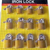 12 unidades (1 cartela ) Cadeado 20x25x32mm 12 unidades (1 cartela ) Cadeado 20x25x32mm