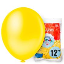 12 Unidades Balão Bexiga Liso Redondo Número 12 Polegadas Pic Pic - Balões Bexigas Várias Cores Para Festas e Comemorações