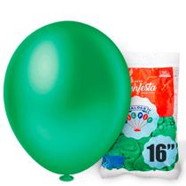 12 Unidades Balão Bexiga Liso Redondo Número 16 Polegadas Pic Pic - Balões Bexigas Várias Cores Para Festas e Comemorações