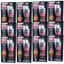 12 Unidades - cola Silicone Vedante Alta Temperatura Black