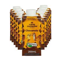 12 unidades de Achocolatado Sem Lactose Choconuts A Tal da Castanha 200ml